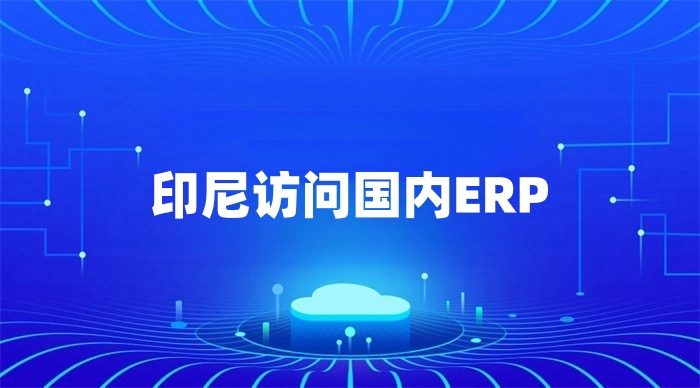 在印尼開工廠怎么訪問國內ERP和OA系統