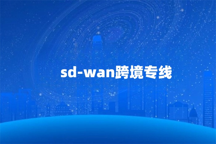 sd-wan跨境專線