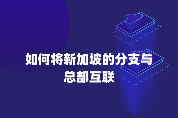 如何將新加坡的分支與總部互聯 如何將新加坡的分支與總部互聯