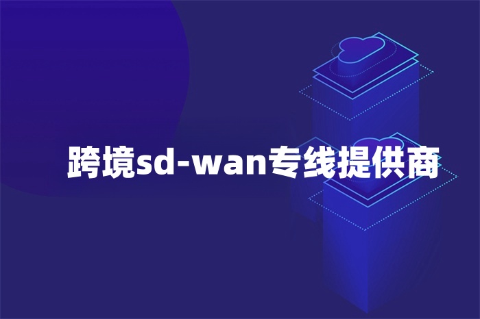 跨境sd-wan專線提供商 跨境sd-wan專線提供商