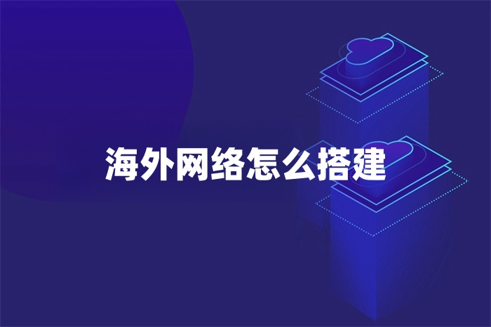 海外網絡怎么搭建