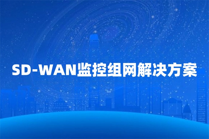 SD-WAN監(jiān)控組網(wǎng)解決方案 SD-WAN監(jiān)控組網(wǎng)解決方案