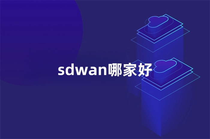 sdwan哪家好 sdwan哪家好